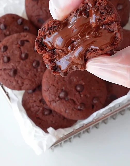 Soft Heart Chocolate Cookie