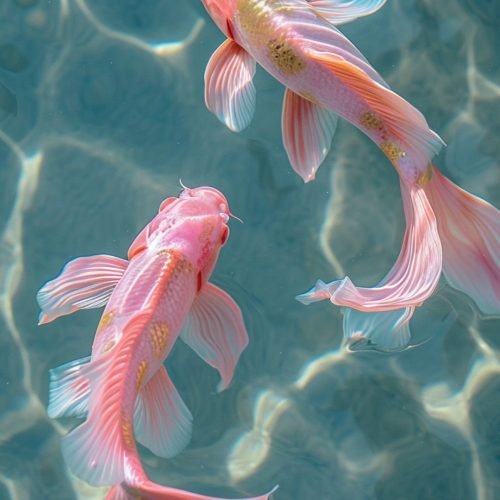 aesthetic cute wallpapers 4k lockscreen of nine fish