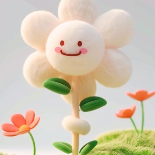 aesthetic cute wallpapers 4k lockscreen of fluffy flowers