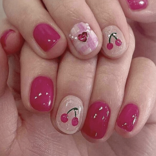 28+ summer nails 2024 pink nail ideas