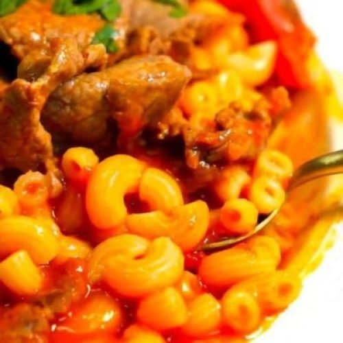 beef tomato pasta