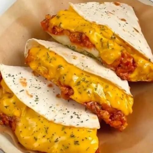 chicken cheese taco