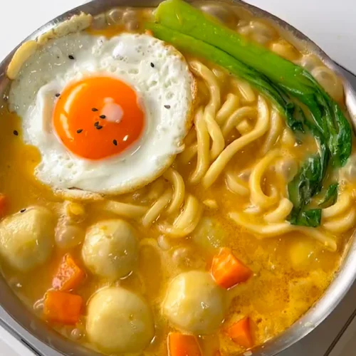 curry fish ball udon